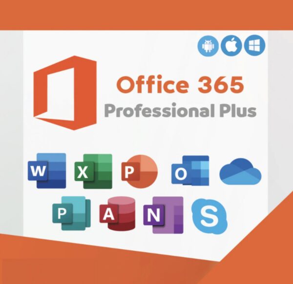 Microsoft Office 365 Pro Plus 2024 5 PC/MAC Lifetime License